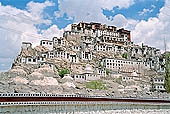 Ladakh - Tikse  Gompa built on a mountain spur